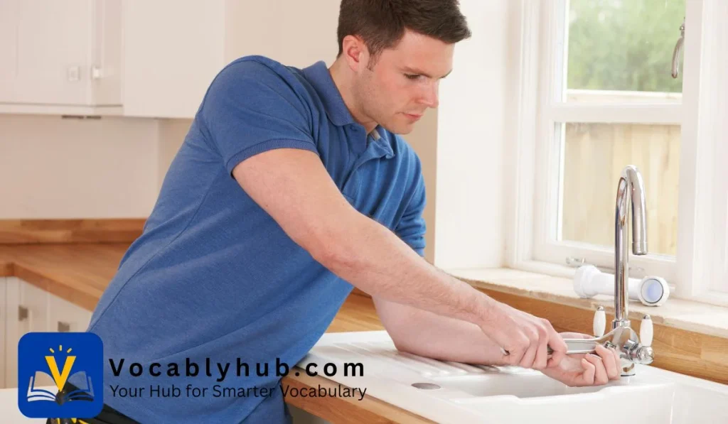 A person who mends, repairs, or adjusts structural elements.