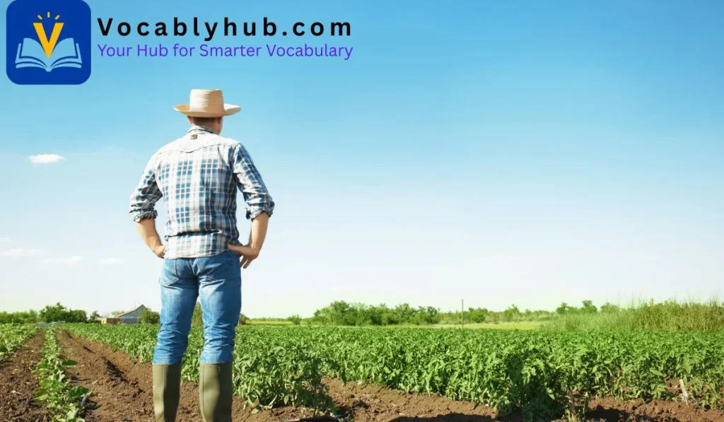 A person who prepares land and promotes the growth of crops or plants.