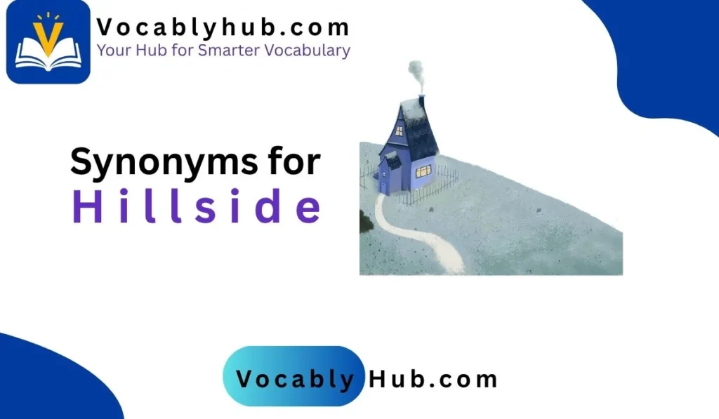 Synonyms for Hillside