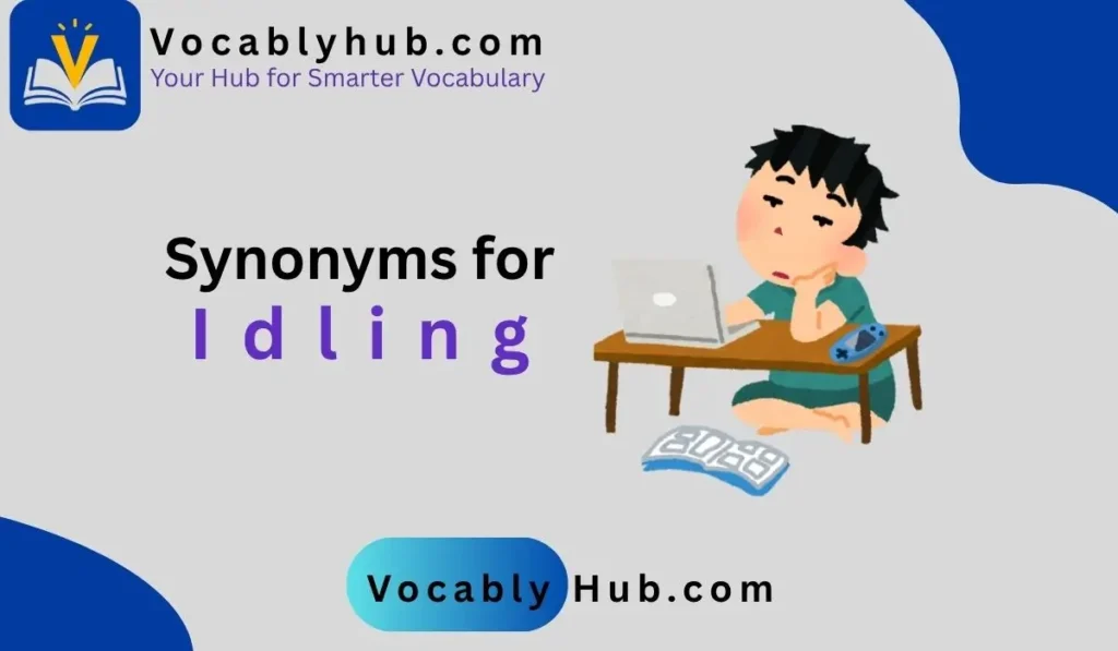synonyms for idling