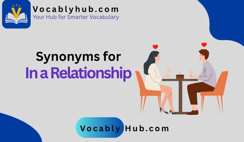 synonyms for in a relationship