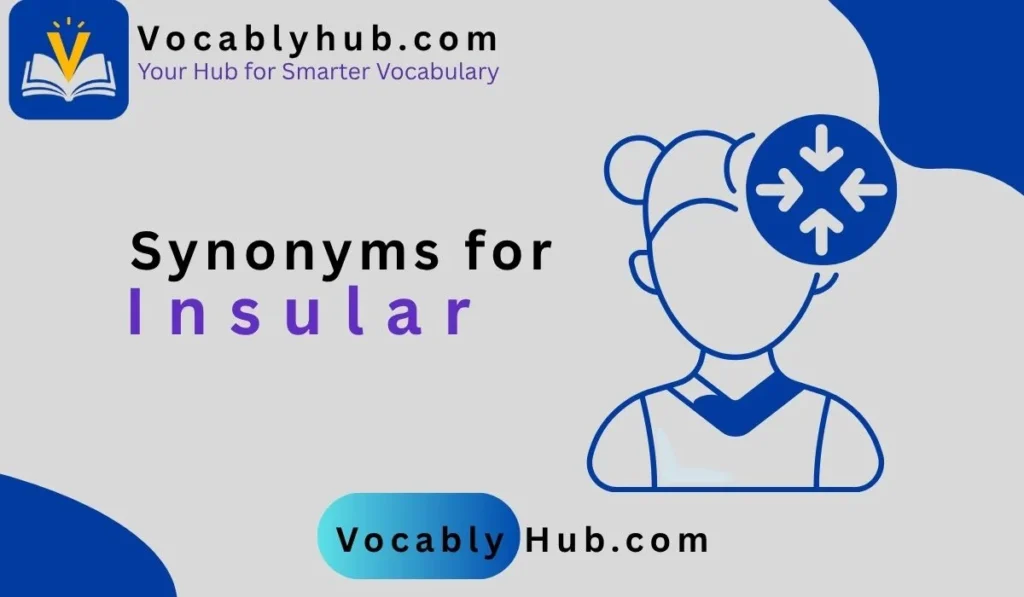 synonyms for insular