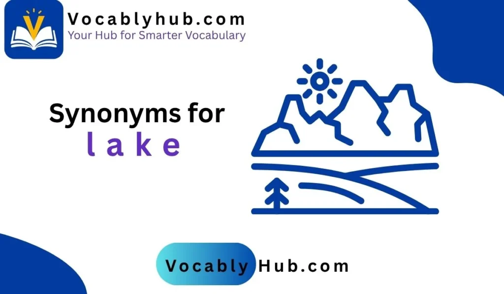 synonyms for lake