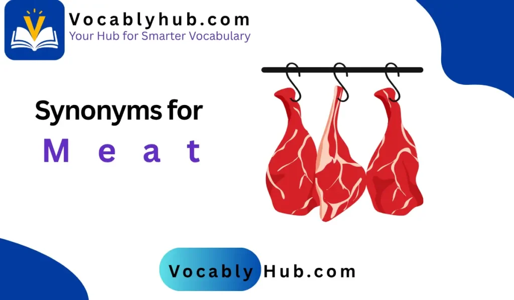 synonyms for meat