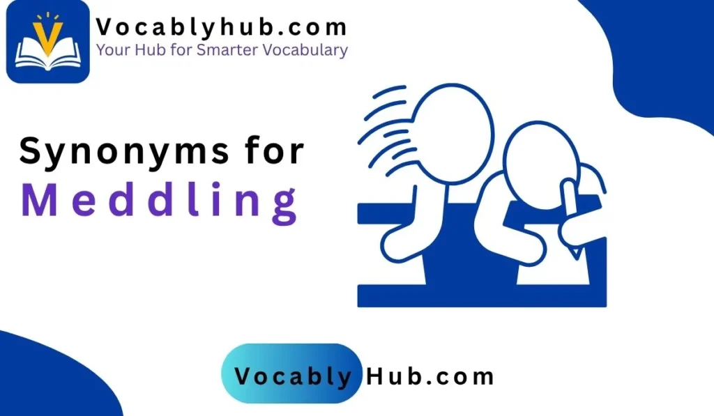 synonyms for meddling