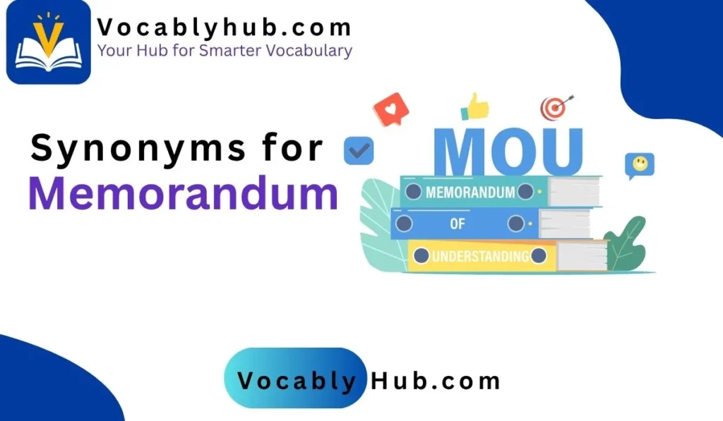 synonyms for memorandum