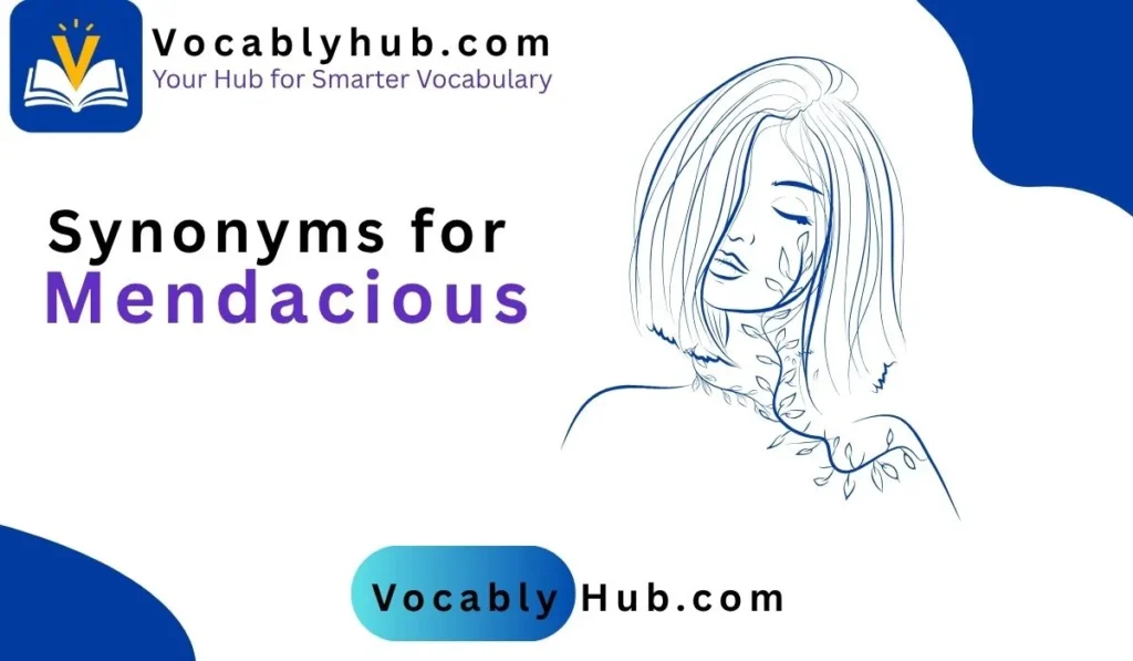 synonyms for mendacious