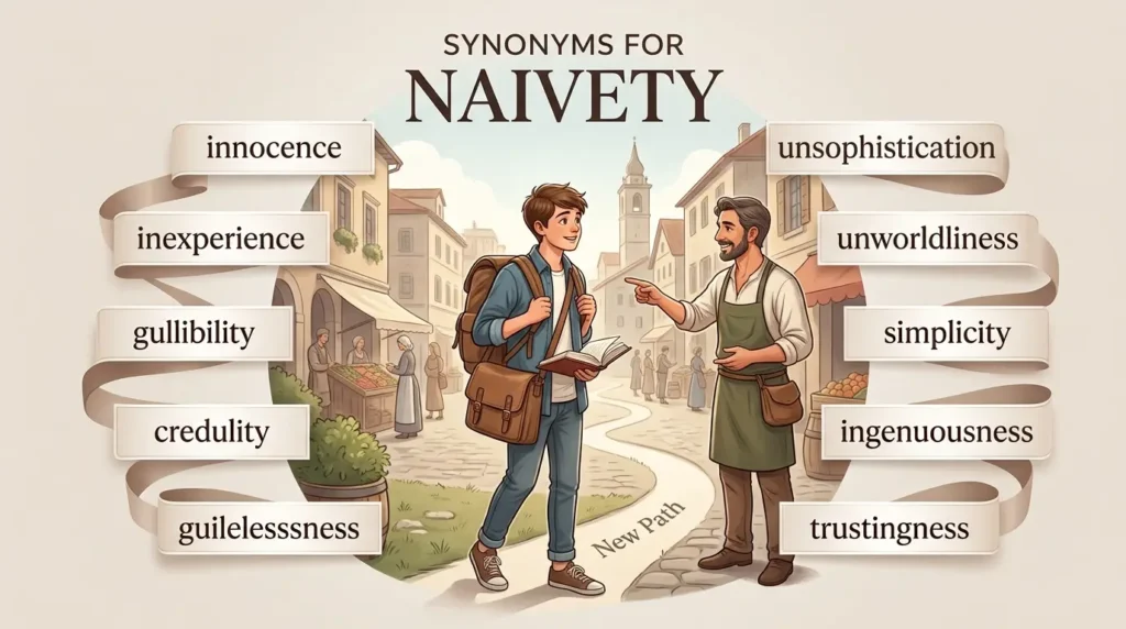 Synonyms for Naivety