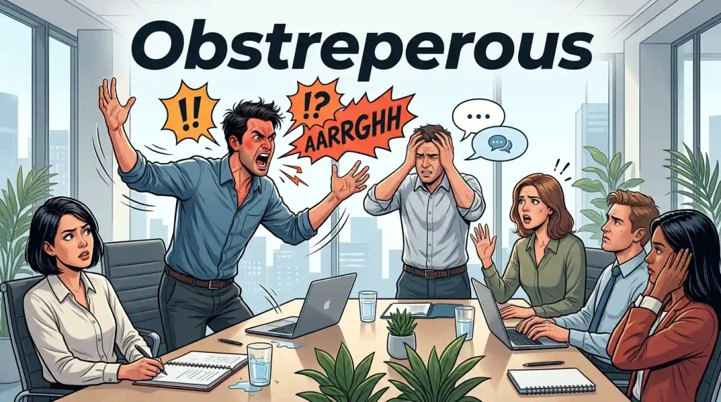 synonyms for obstreperous