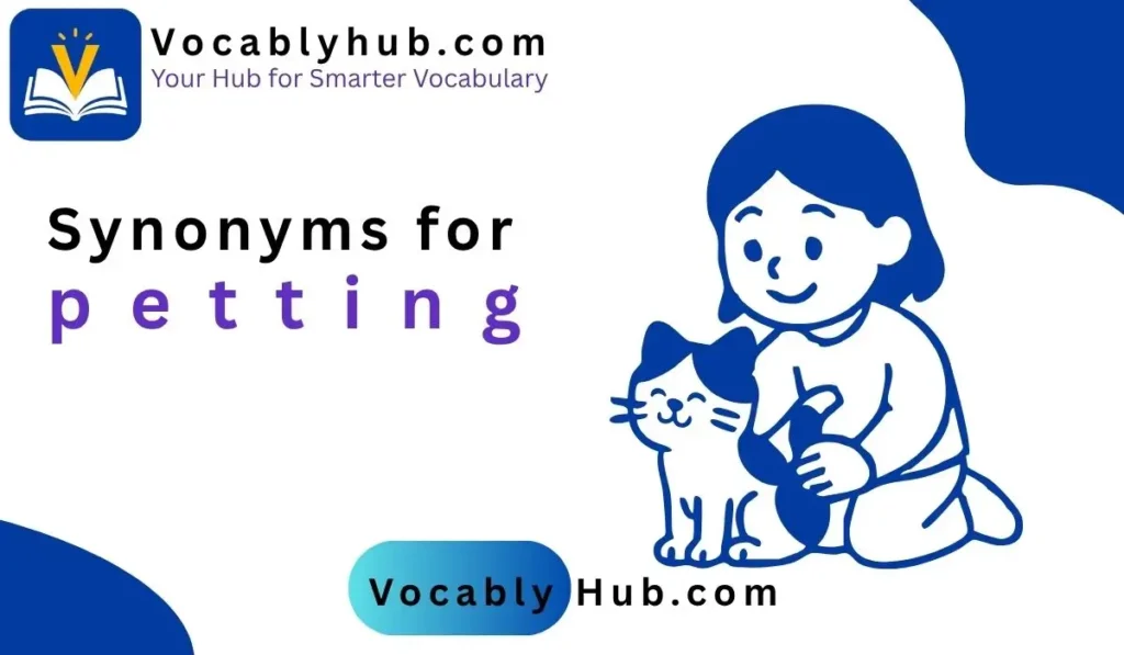 synonyms for petting