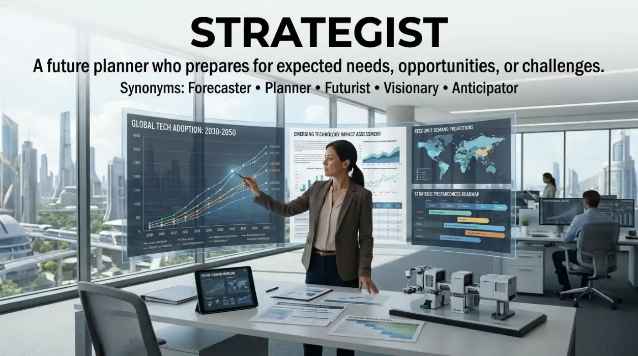 A future planner focuses on preparing for expected needs, opportunities, or challenges.