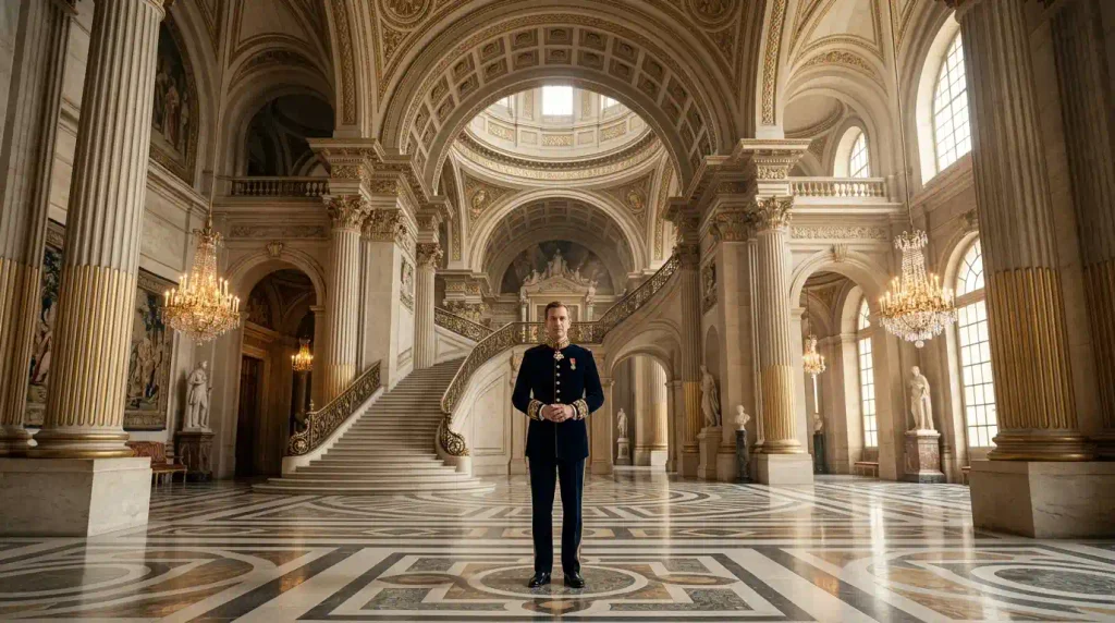 Extremely grand, impressive, or dignified in appearance or manner.