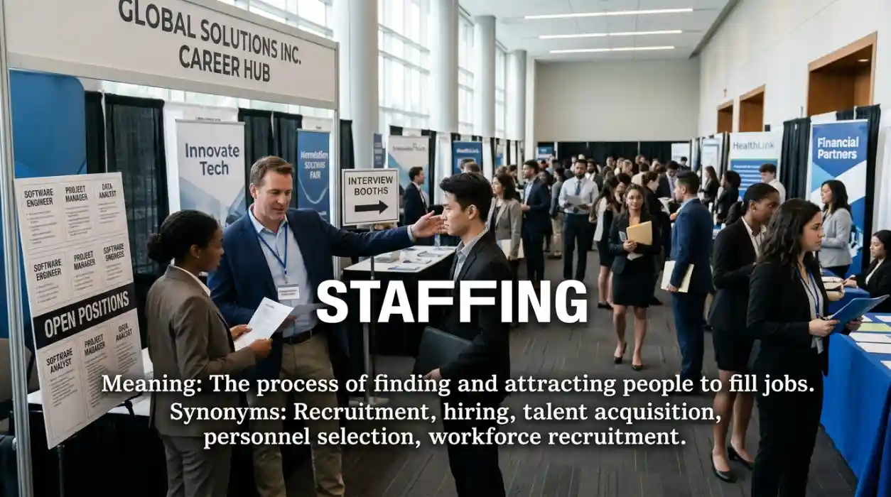 Recruitment is the process of finding and attracting people to fill jobs.