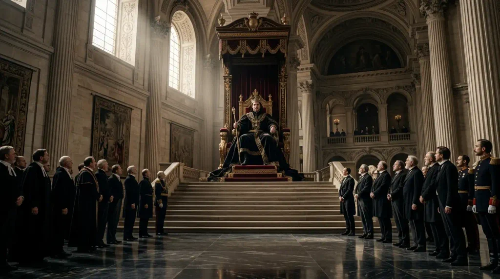 Relating to a system in which one ruler holds complete authority.