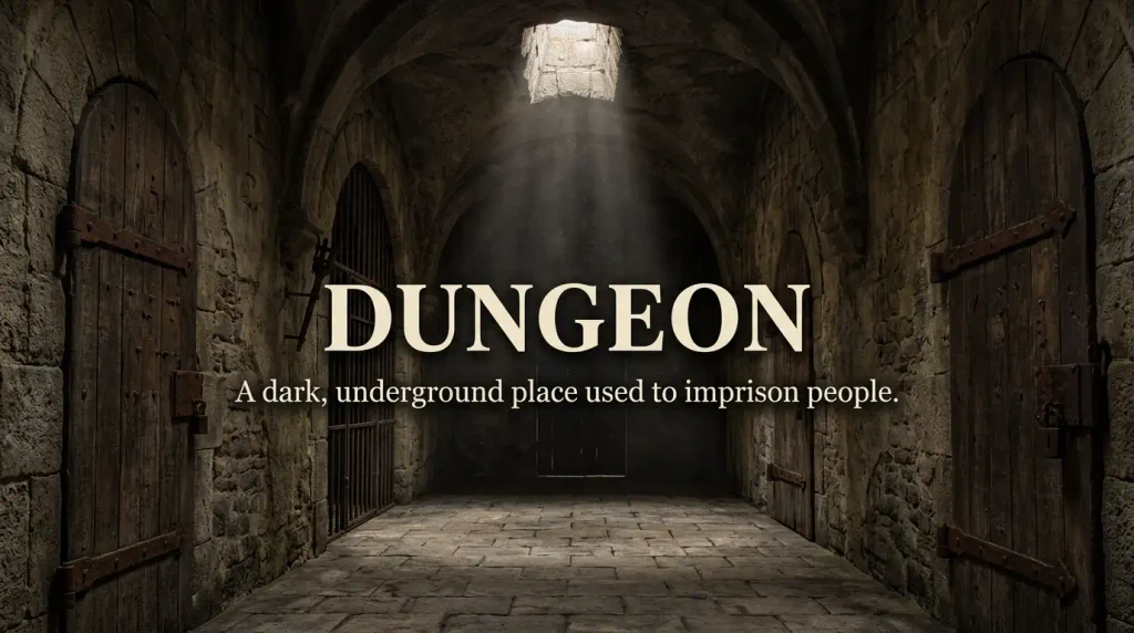 synonym for dungeon
