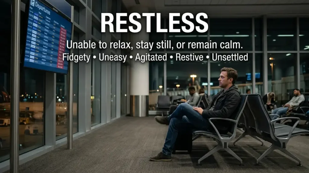 Synonyms for Restless