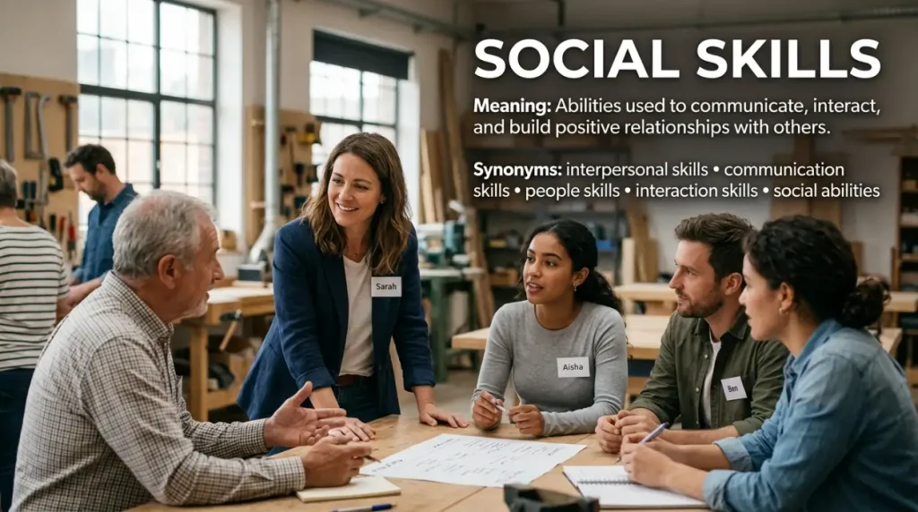 Synonyms for social skills