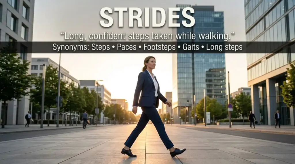 Synonyms for Strides