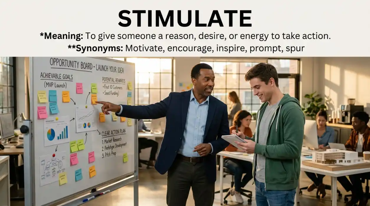 To give someone a reason, desire, or energy to take action.