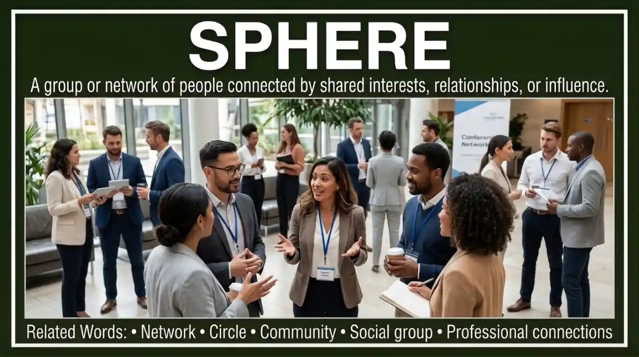 A group of people with shared interests, relationships, or influence.