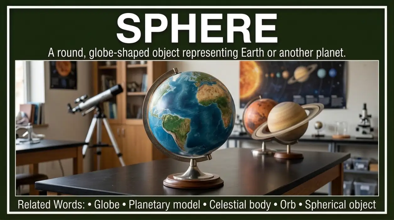 A round object representing Earth or another planet, or a globe-shaped object.