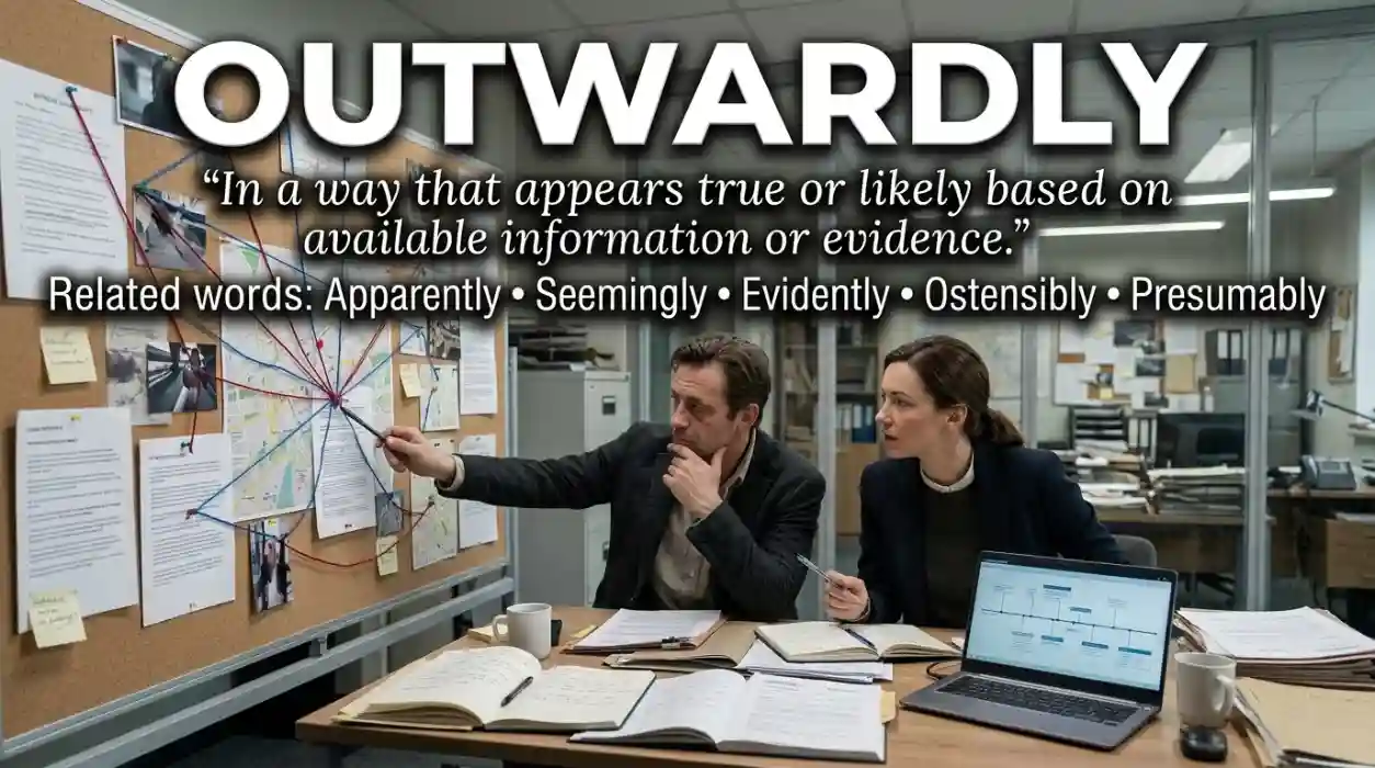 In a way that seems true based on available information or evidence.