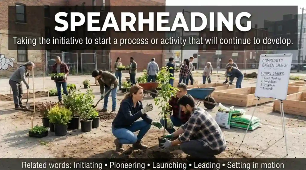 Setting something in motion means starting a process that will continue to develop.