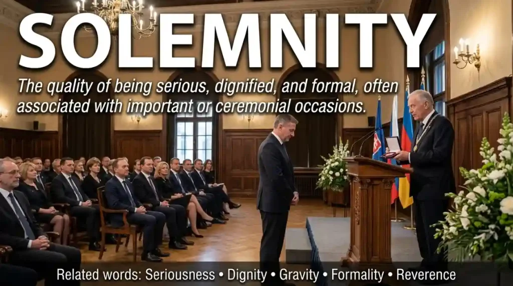 Synonym for Solemnity