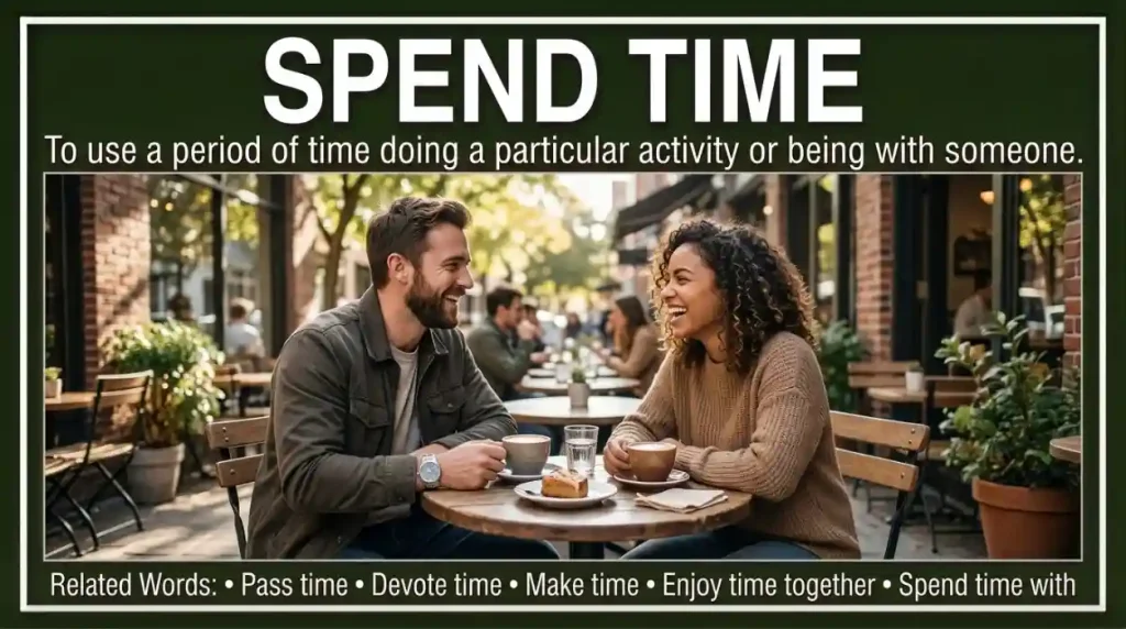 Synonym for Spend Time
