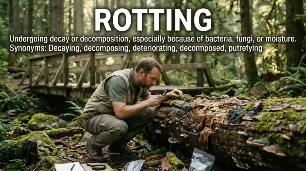 Synonyms for Rotting