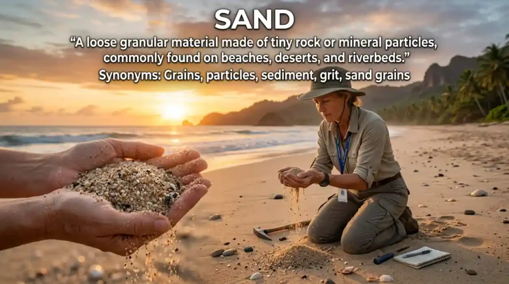 Synonyms for Sand