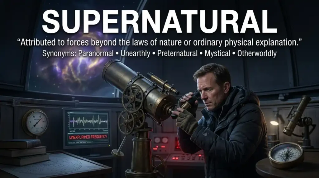Synonyms for Supernatural
