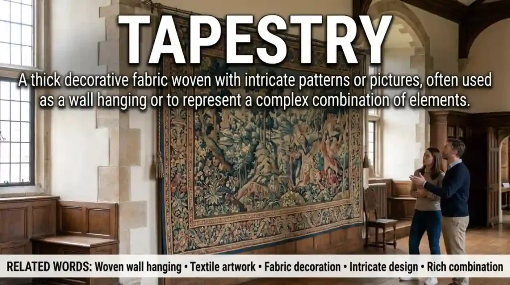 synonyms for tapestry