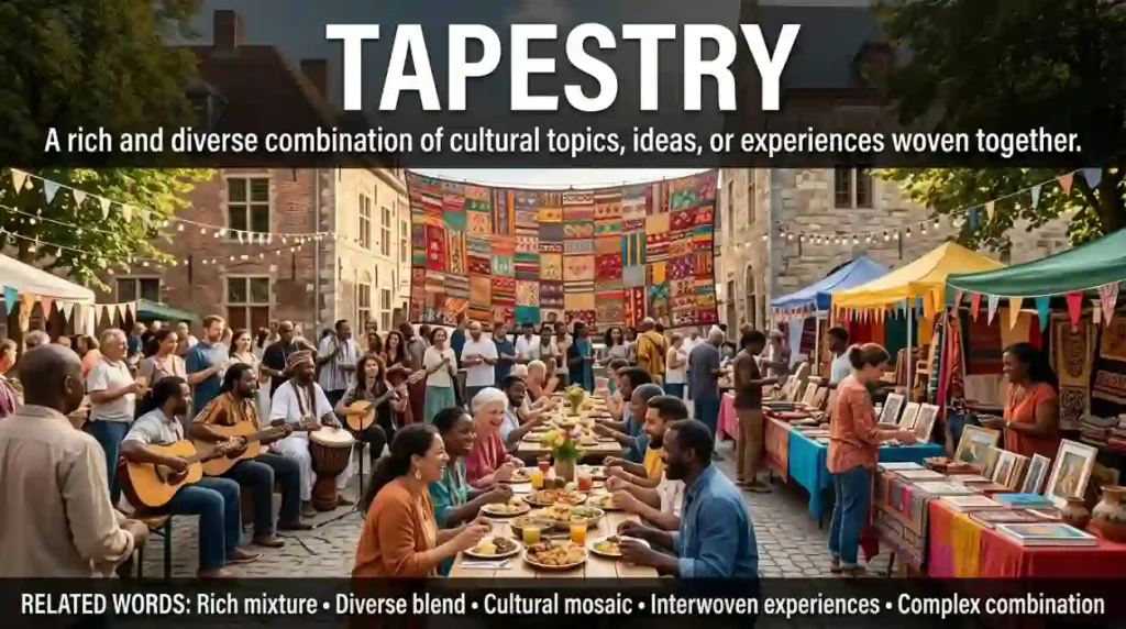 The course covers a wide range of cultural topics.