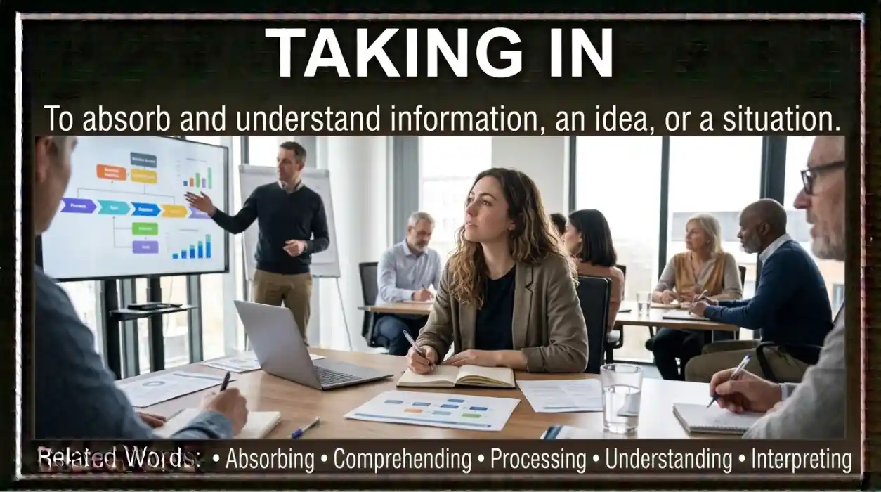 To understand information, an idea, or a situation.